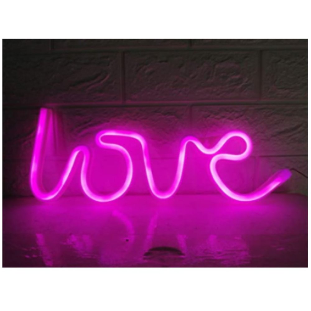 Neon Room Sign, Battery/USB Powered